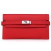 Women's Fashion Classic Lychee Pattern Cowhide Clutch Ladies Wallets