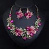 Women's Suite Crystal Gem Jewelry Dress Bridal Necklaces