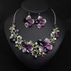 Women's Suite Crystal Gem Jewelry Dress Bridal Necklaces