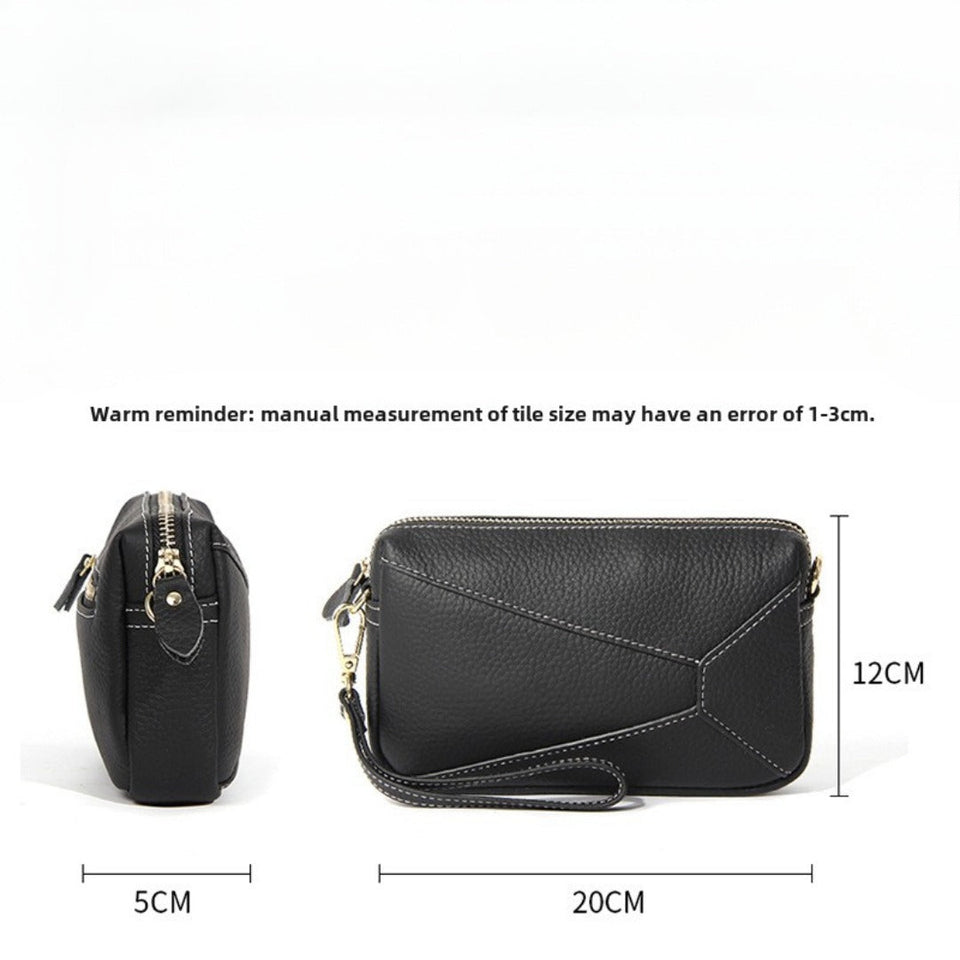 Genuine Leather crossbody bags, women's fashion evening clutch purses, shoulder wallet purses, wristlet purses for women, Wristlet purses, Wristlet bag