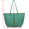 Women's Kendra Reversible Supersoft Vegan Leather Tote Handbag Crossbody Bag