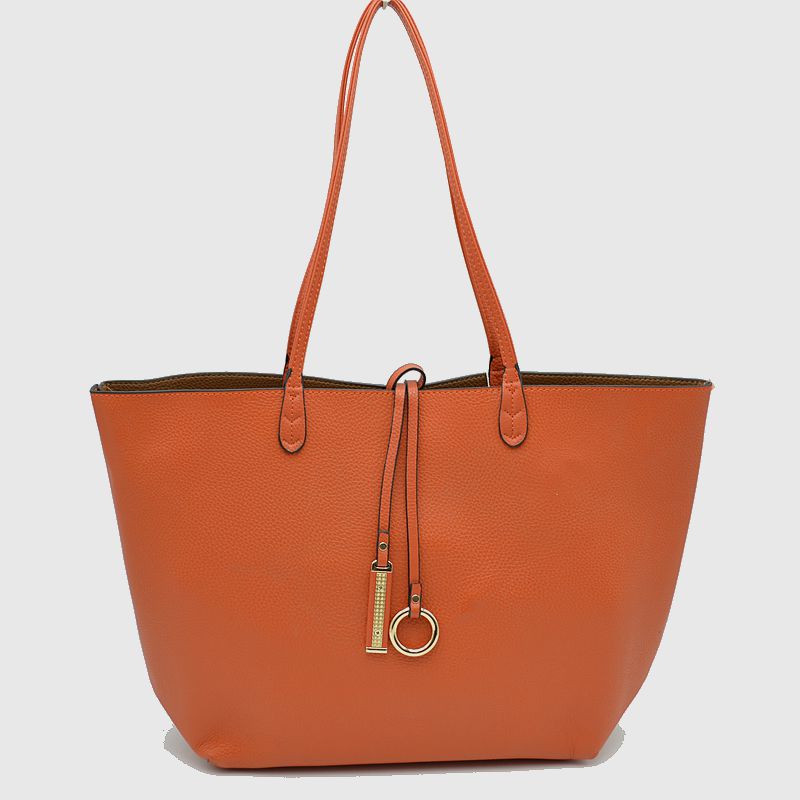 Women's Kendra Reversible Supersoft Vegan Leather Tote Handbag Crossbody Bag