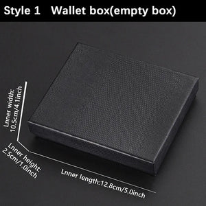 Personalized Men's Leather Wallet - Custom Engraving with Coin Purse & Card Storage