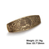 Vintage Celtic Tree of Life Hair Clips - Wicca Flower Barrettes for Women