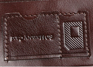 Dante Men's Leather RFID Wallet - Vintage Cowhide Vertical Design with Money Clip