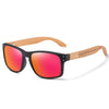 EZREAL Men's Polarized Beech Wood Handmade Sunglasses