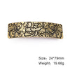 Vintage Celtic Tree of Life Hair Clips - Wicca Flower Barrettes for Women