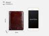 Dante Men's Leather RFID Wallet - Vintage Cowhide Vertical Design with Money Clip