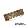 Vintage Celtic Tree of Life Hair Clips - Wicca Flower Barrettes for Women