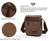 High Quality Canvas Shoulder Bag - Designer Unisex Messenger Bag with Large Capacity