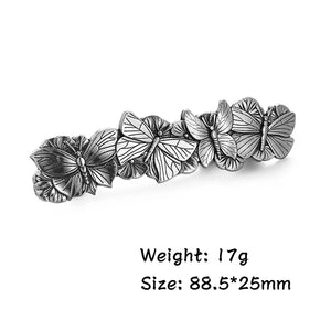 Vintage Celtic Tree of Life Hair Clips - Wicca Flower Barrettes for Women