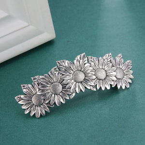 Vintage Celtic Tree of Life Hair Clips - Wicca Flower Barrettes for Women