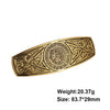 Vintage Celtic Tree of Life Hair Clips - Wicca Flower Barrettes for Women