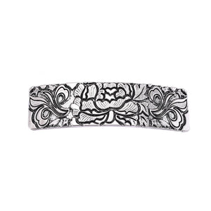 Vintage Celtic Tree of Life Hair Clips - Wicca Flower Barrettes for Women