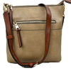 Women's Kaylee Soft PU Vegan Leather 2 in 1 Tote Crossbody Bag