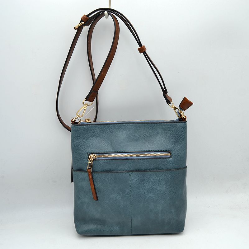 Women's Kaylee Soft PU Vegan Leather 2 in 1 Tote Crossbody Bag