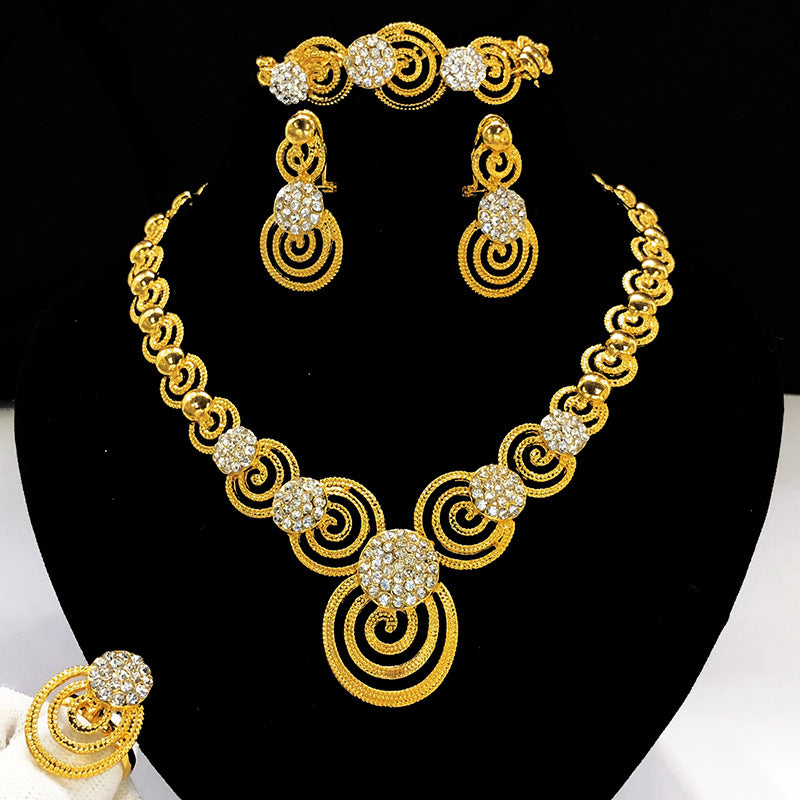 Classic Classy Women's Alloy Wedding Decoration Jewelry Set