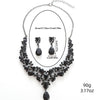 Women's Bridal Rhinestone Suite Luxury Fashion Party Jewelry Set