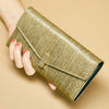 Women's Long Genuine Leather Design Fashion Elegant Ladies Wallets