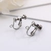 Stainless Steel Flat-head Screw No Pierced Adjustable Elastic Spiral Hair Ear Clip