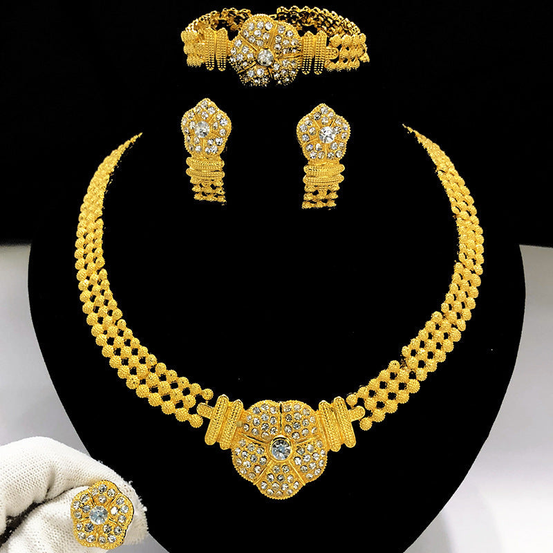 Classic Classy Women's Alloy Wedding Decoration Jewelry Set