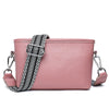 Women's Genuine Leather Wide Strap Cross Body Crossbody Bags