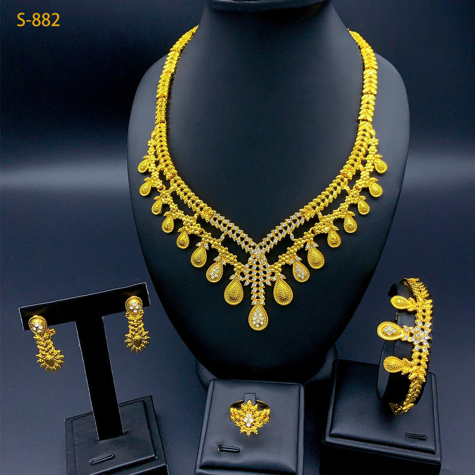 Classic Classy Women's Alloy Wedding Decoration Jewelry Set
