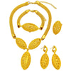 Women's Gold-plated Water Drop Banquet Wedding Imitation Jewelry Set