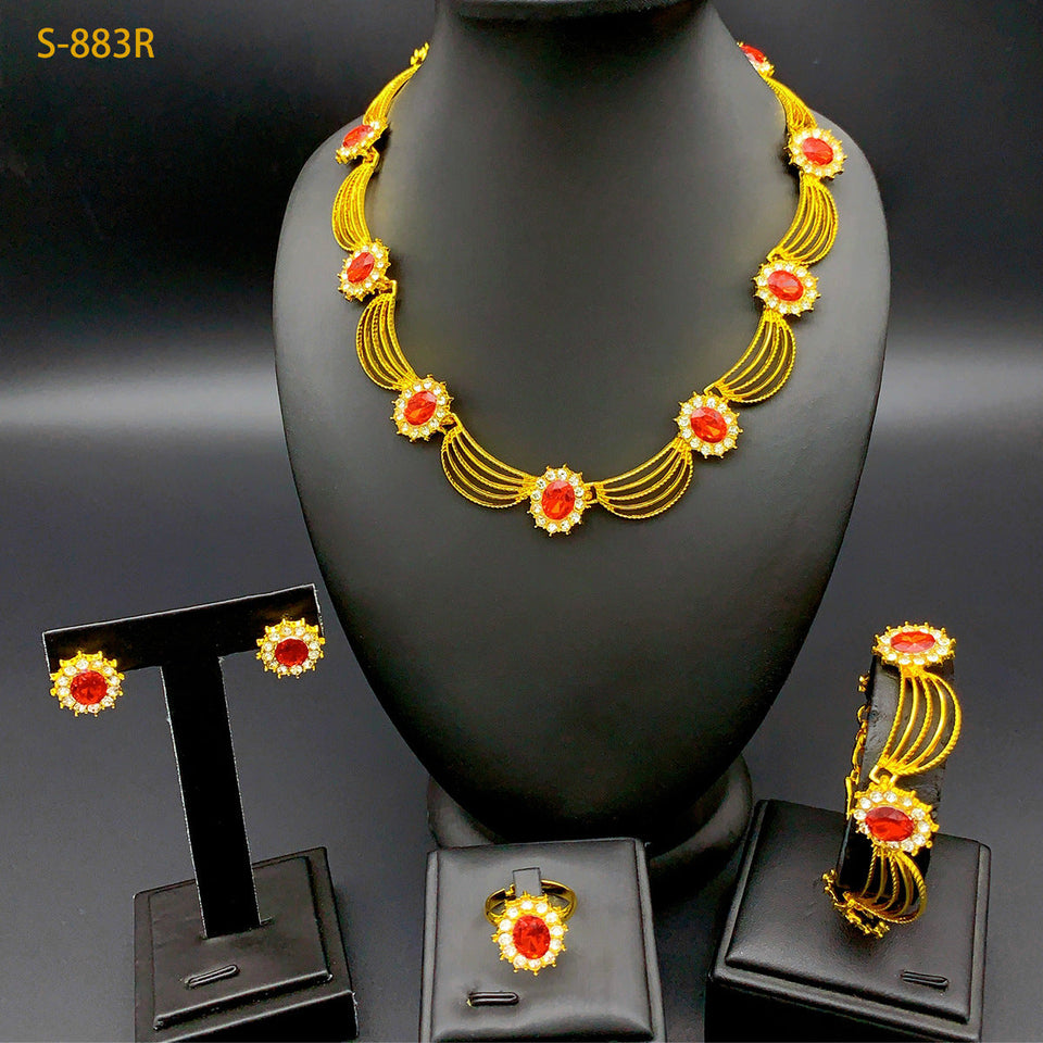 Classic Classy Women's Alloy Wedding Decoration Jewelry Set