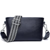 Women's Genuine Leather Wide Strap Cross Body Crossbody Bags