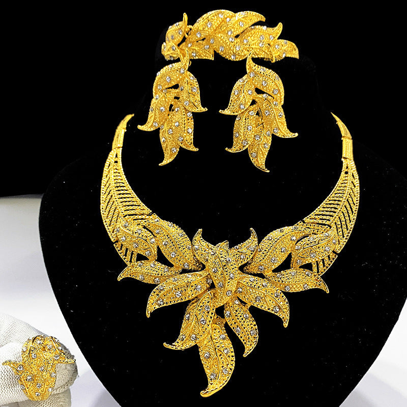 Classic Classy Women's Alloy Wedding Decoration Jewelry Set