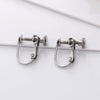 Stainless Steel Flat-head Screw No Pierced Adjustable Elastic Spiral Hair Ear Clip