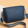Women's Genuine Leather Wide Strap Cross Body Crossbody Bags
