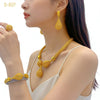 Women's Gold-plated Water Drop Banquet Wedding Imitation Jewelry Set