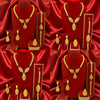 Women's Gold-plated Water Drop Banquet Wedding Imitation Jewelry Set
