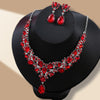 Women's Bridal Rhinestone Suite Luxury Fashion Party Jewelry Set
