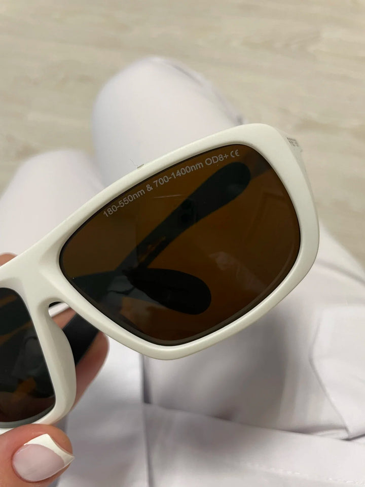 Laser Protective Eyewear - Professional OD8 Safety Glasses (180-550nm/700-1400nm)