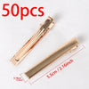 50Pcs Metal Alligator Hair Clips - Duckbill Blank Base for DIY Hair Accessories