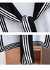 Women's Cotton Paisley Stole - Small Square Shawl with Striped Accents