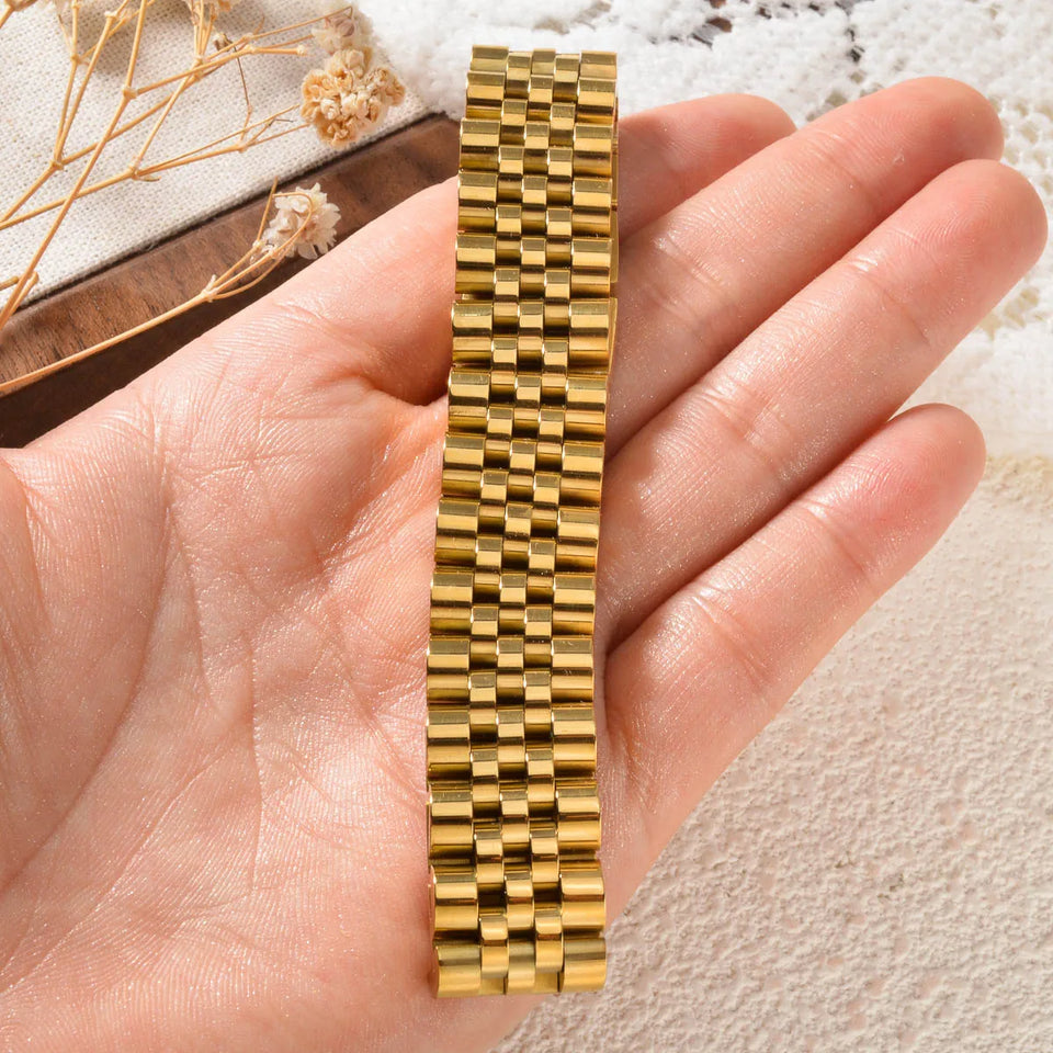 Stainless Steel Couple Bracelet - Vintage Design in Multiple Sizes & Colors