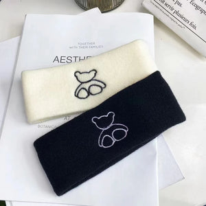 High Stretch Knitted Headband - Yoga, Face Wash & Hair Tie for Autumn/Winter