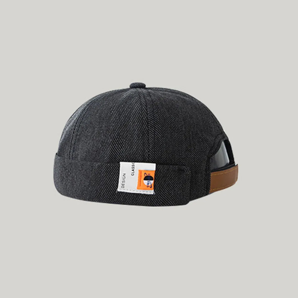 Casual Sailor Cap - Retro Adjustable Brimless Hat for Men & Women