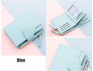 Compact Wallet - Small Women's Purse with Multiple Card Slots