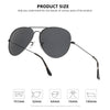Oversized Aviator Sunglasses - Polarized Retro Design for Men & Women