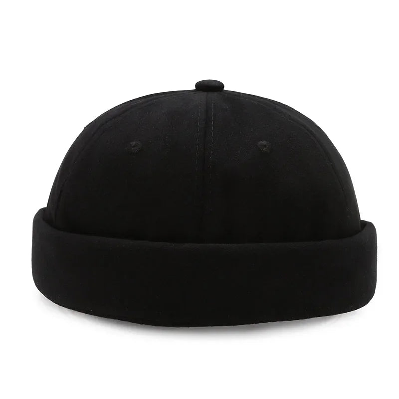 Unisex Solid Color Docker Skullcaps