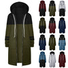 Y2K Long Sleeve Hoodie for Women - Versatile Color Block Zip Sweatshirt