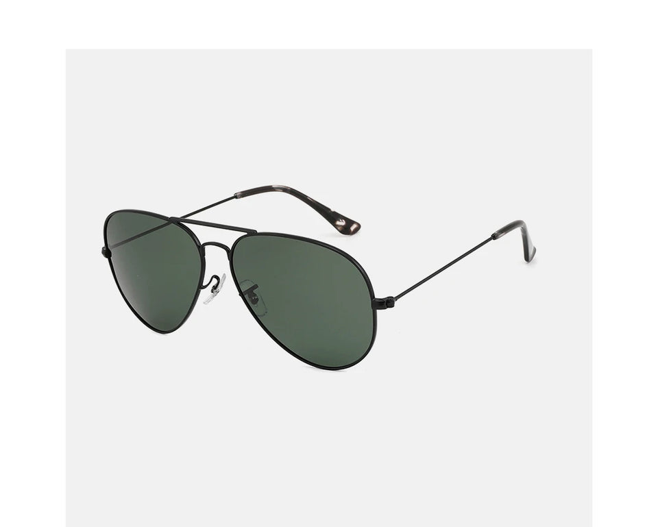Oversized Aviator Sunglasses - Polarized Retro Design for Men & Women