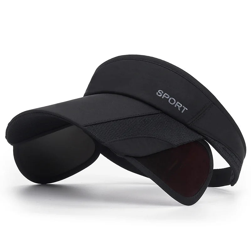 Adjustable Visor Sun Hat - UV Protection Sports Cap for Men & Women