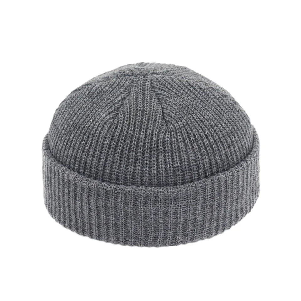 Unisex Solid Color Docker Skullcaps