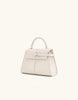 Trapezoidal Leather Handbag for Women - Versatile Tote Style
